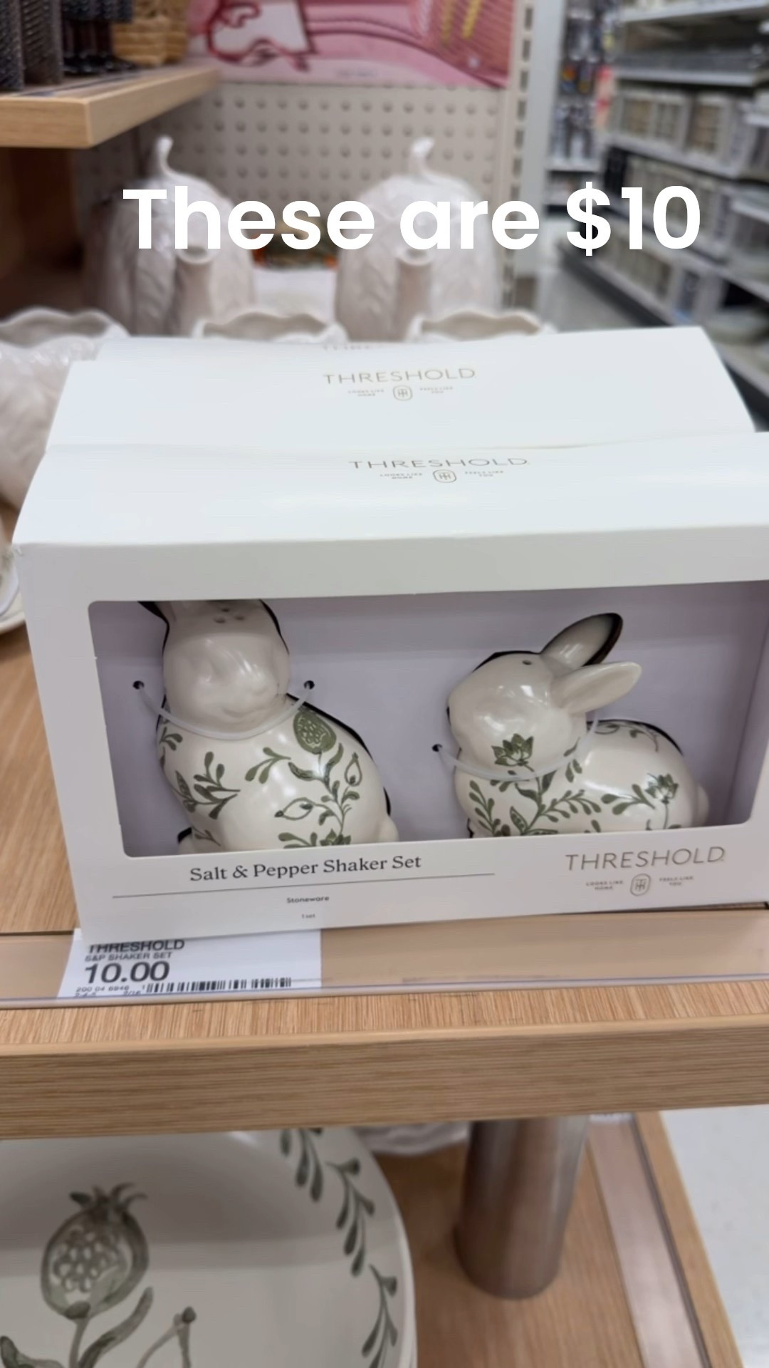 Easter bunny salt and pepper shakers 
Easter decor 

#LTKHome #LTKSaleAlert
