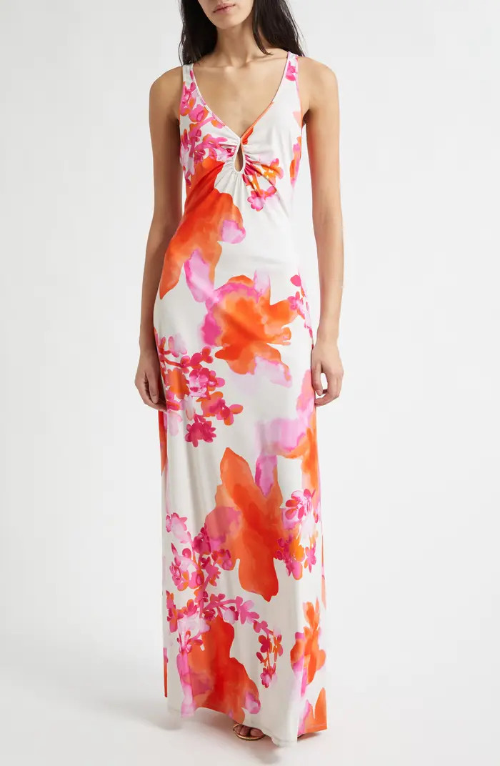 Jazz Floral Knit Maxi Dress | Nordstrom