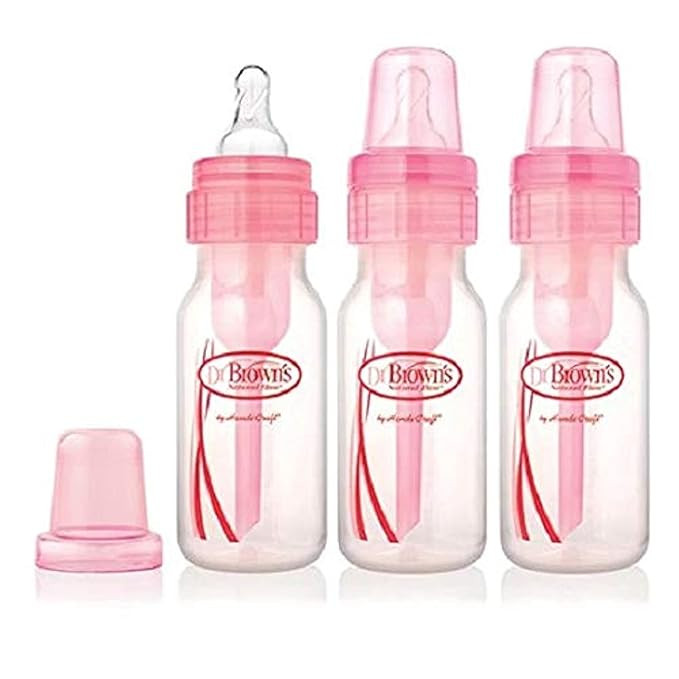 Dr. Brown's Options Narrow Pink Bottles, 3 Pack, 4 Ounce | Amazon (US)