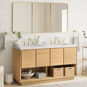 Norre Double Bathroom Vanity (60"–72") | West Elm (US)