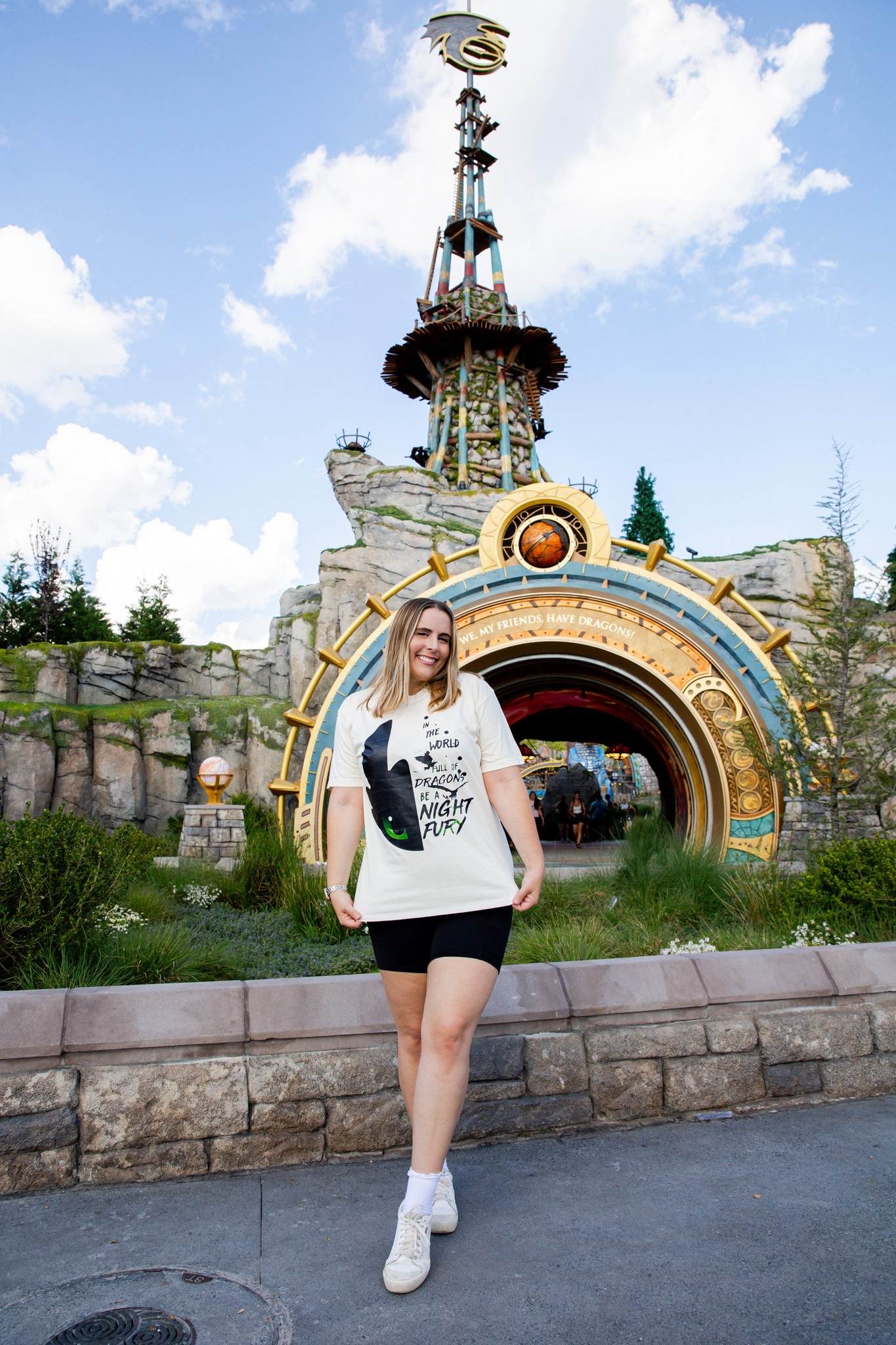 If you’re a How to Train Your Dragon fan, this Toothless shirt makes the perfect oversized tee for a park day! I paired it with bike shorts (linked a similar pair) and socks and my go to Dr. Scholl’s sneakers that I wear when I know there will be lots of walking! Wearing a L in the shirt and 8.5 in the sneakers. The ruffle socks add a nice feminine touch.

#LTKMidsize #LTKFindsUnder50 #LTKFindsUnder100