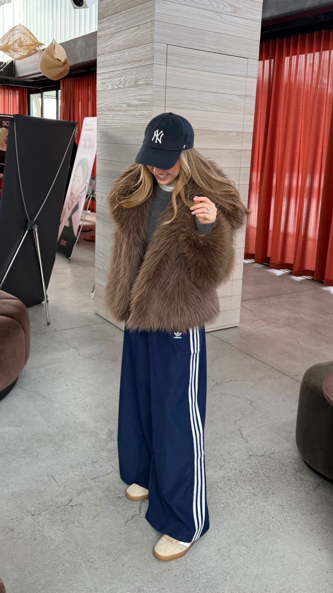 NYFW event ✨

Track pants outfit | fur coat outfit 

#LTKNYFW