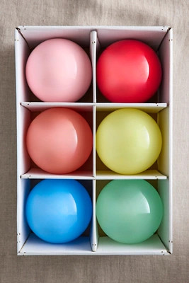 5" Colorful Glass Bauble Ornaments, Set of 6 | Terrain