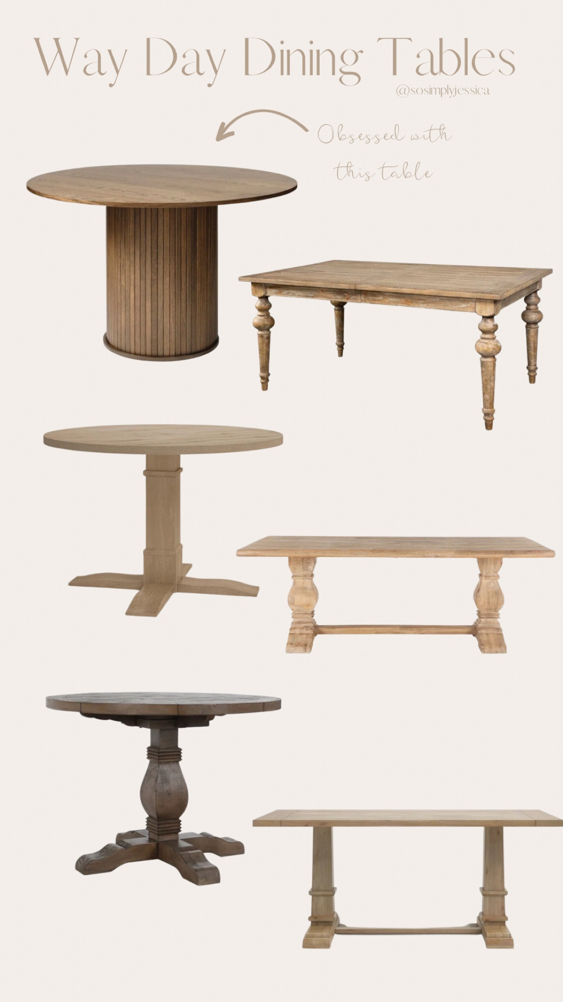 Dining tables
Dining
Way Day
Wayfair

#LTKhome #LTKsalealert #LTKFind