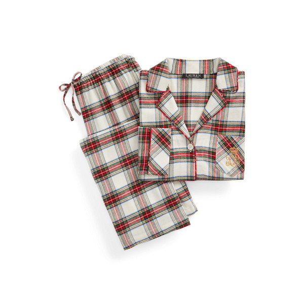 Plaid Brushed Twill Sleep Set | Ralph Lauren (UK)