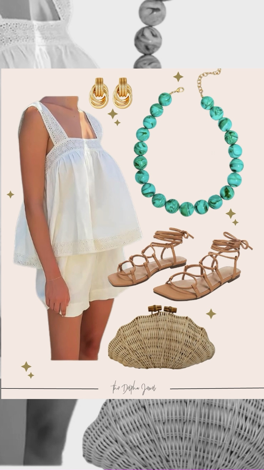 Summer vacation outfit with a pop of color 💦🥰

linen set, gladiator sandal, statement necklace, turquoise jewelry, summer outfits beach, date night outfit

#LTKSaleAlert #LTKMidsize #LTKOver40
