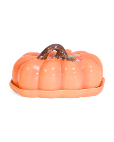 Pumpkin Butter Dish | TJ Maxx