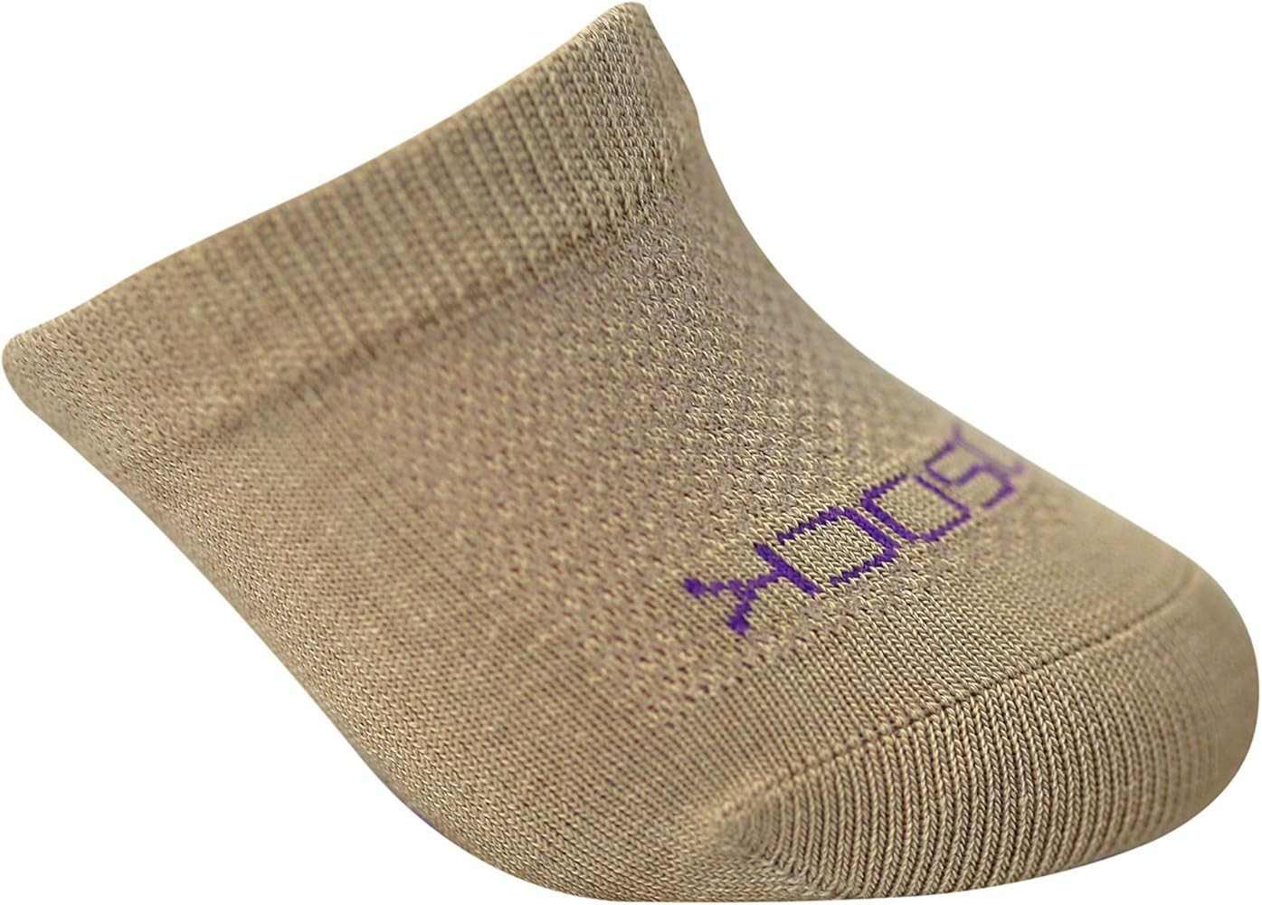 ZeroSock Womens Bamboo Viscose Toe Capper Socks With Grip (4 Pairs Per Box) | Amazon (US)