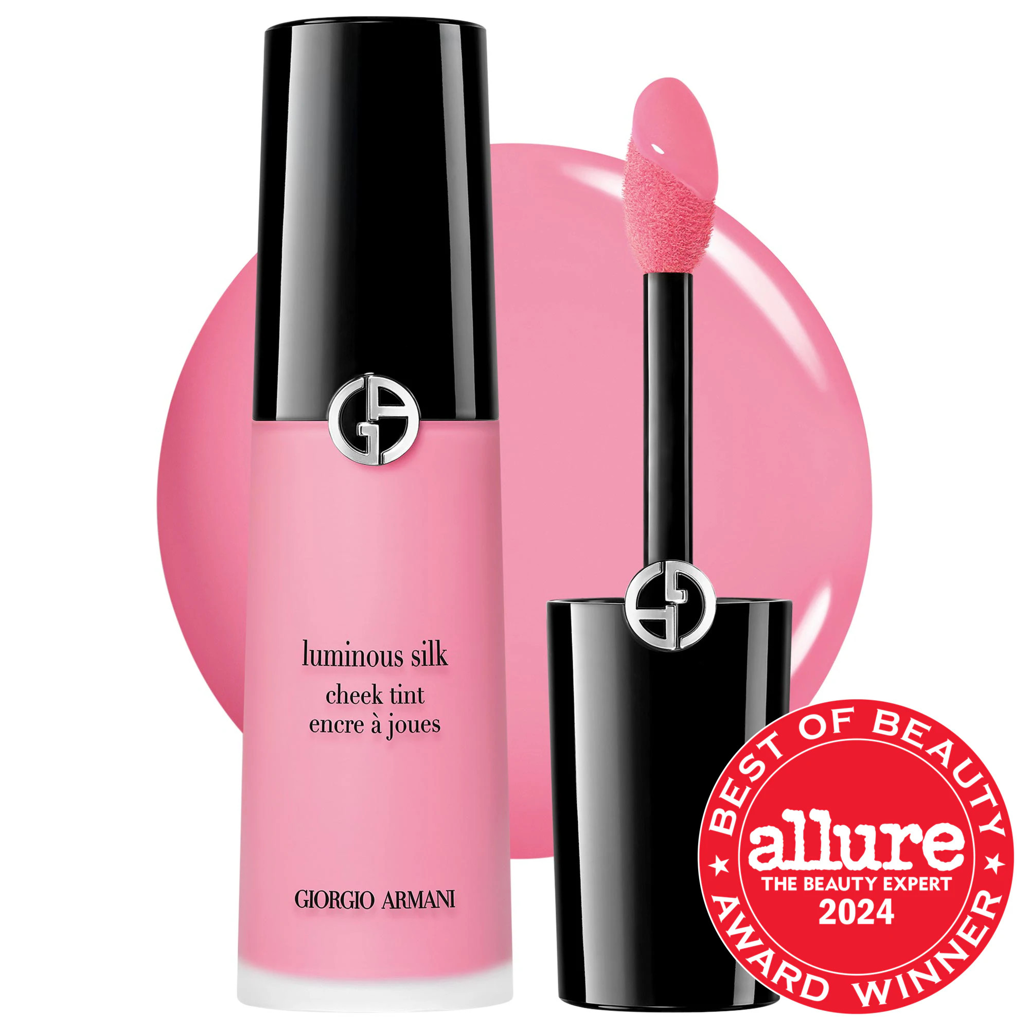 Armani Beauty Fard à joues teinté Luminous Silk 53 Rose vif 0.4 oz/12 mL | Sephora (US)