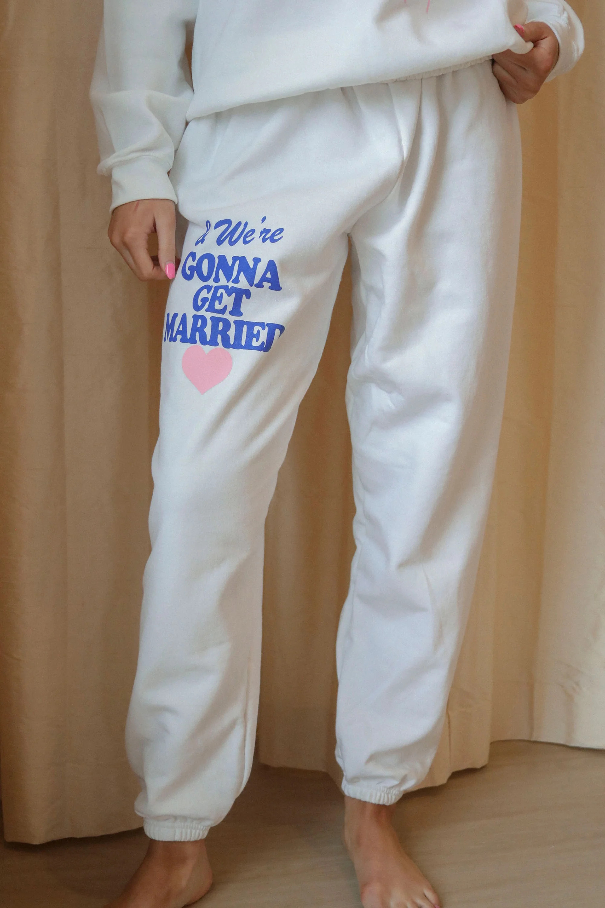 friday + saturday: gonna get married sweatpants | RIFFRAFF