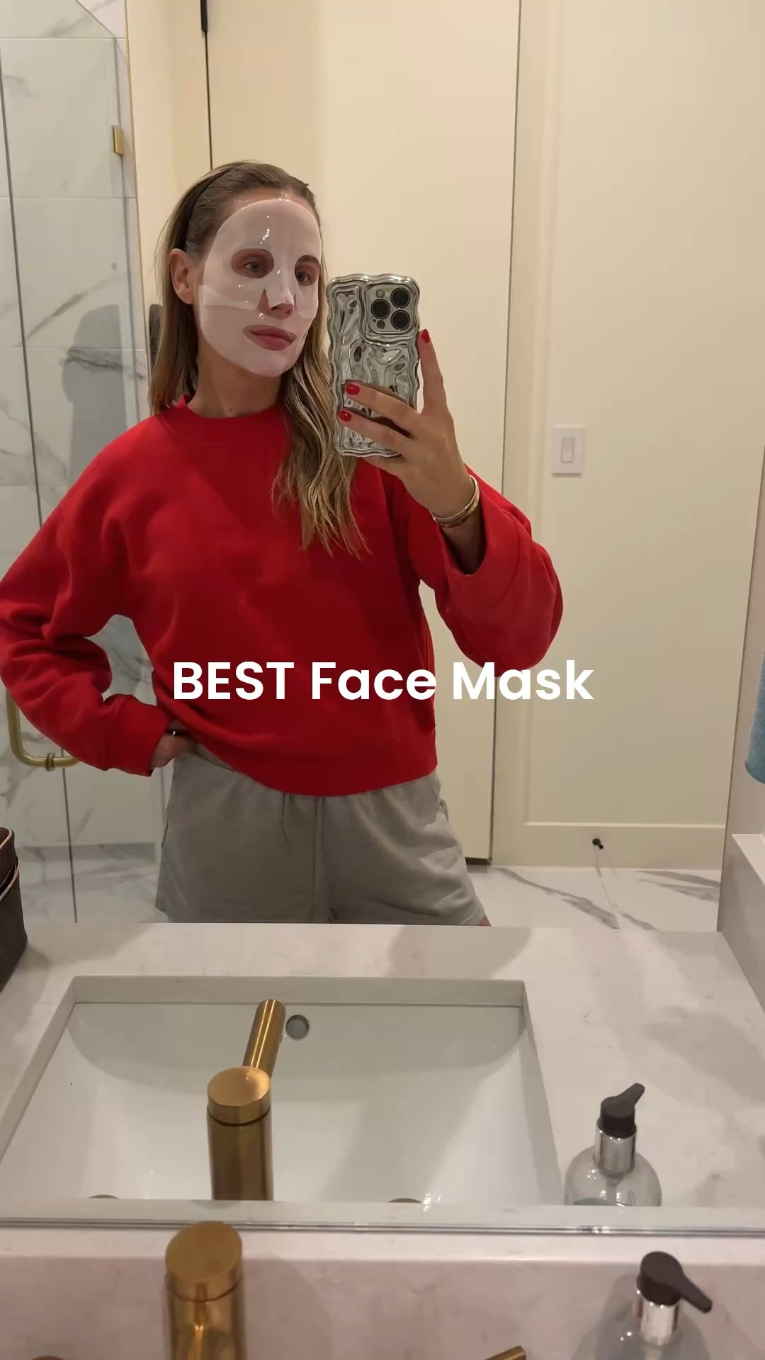 Leave on for 3-4 hours or sleep in. My skin has never looked or felt better. Bio-Collagen Real Deep Mask, Hydrating Overnight Hydrogel Face Mask, Pore Minimizing, Elasticity, Plumping

#LTKBeauty #LTKOver40 #LTKstorytime