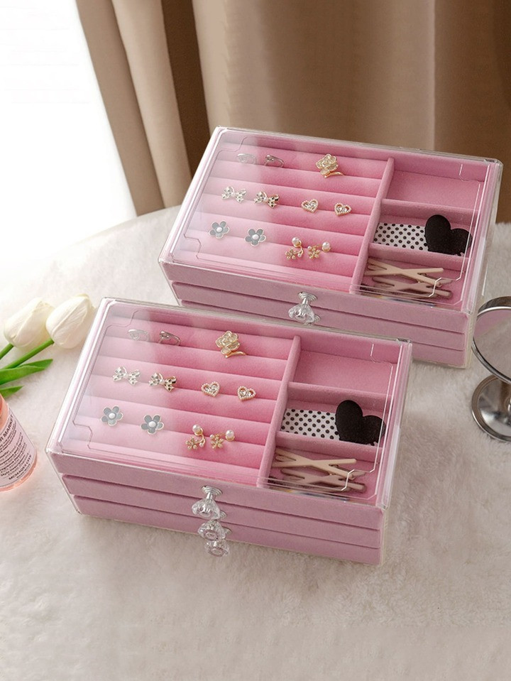 1pc Multi-grid Jewelry Storage Box | SHEIN