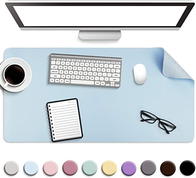 Non-Slip Desk Pad, Waterproof PVC Leather Desk Table Protector, Ultra Thin Large Mouse Pad, Easy ... | Amazon (US)