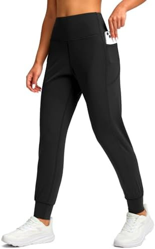 Viodia Women's Joggers with Pockets High Waisted Athletic Workout Yoga Jogger Pants for Women Tap... | Amazon (US)