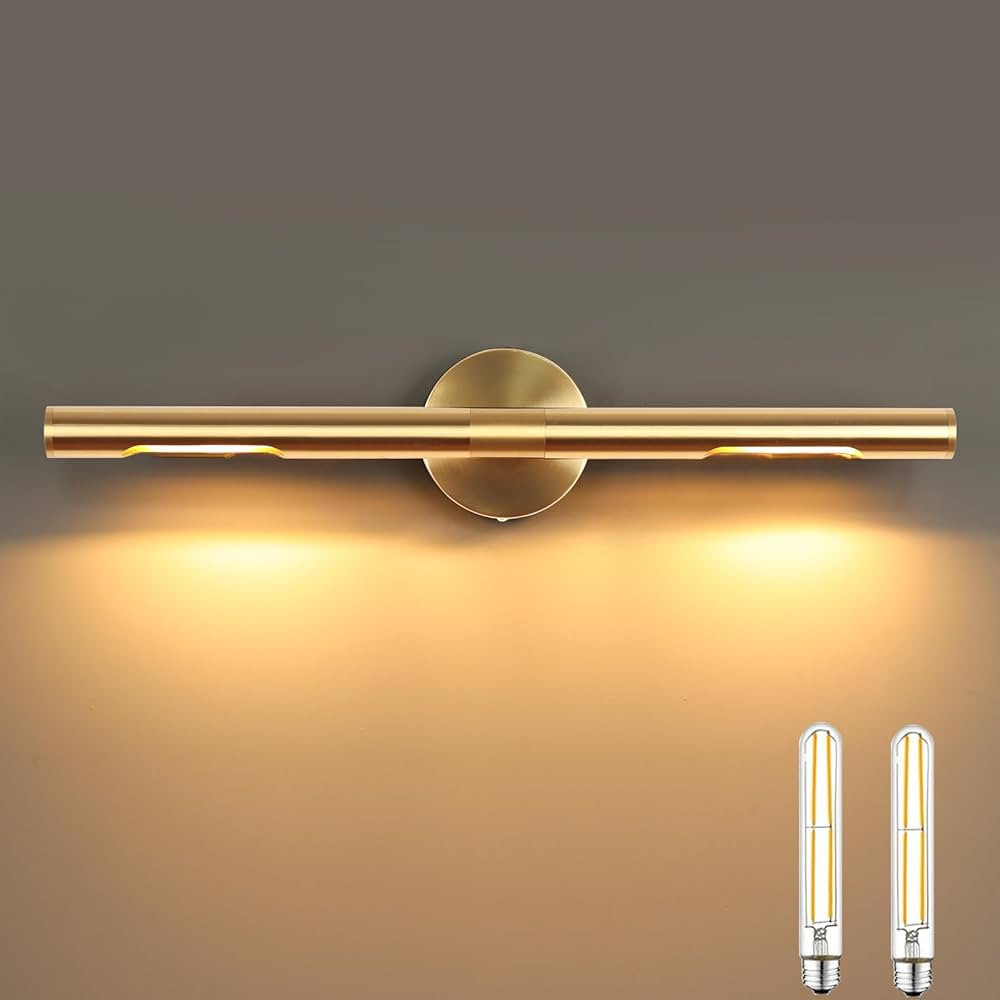 Picture Light,24" Wall Lights for Pictures 3200K Rotatable 360° Gold Picture Lights for Wall, Ba... | Amazon (US)