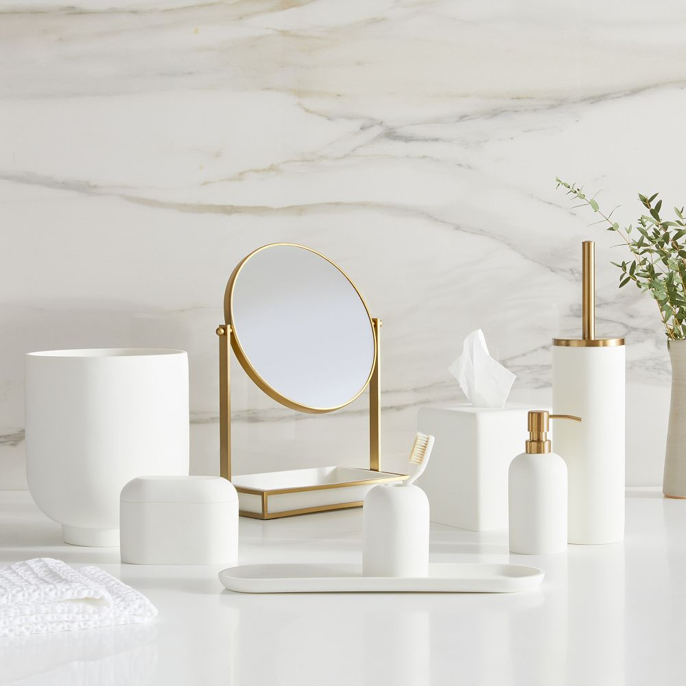Modern Resin Stone Bath Accessories | West Elm (US)
