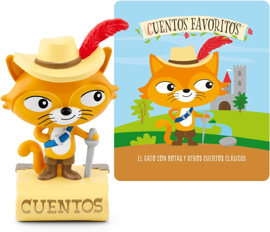Tonies Favorite Tales: Puss in Boots Audio Toy Figurine [Spanish] | Amazon (US)