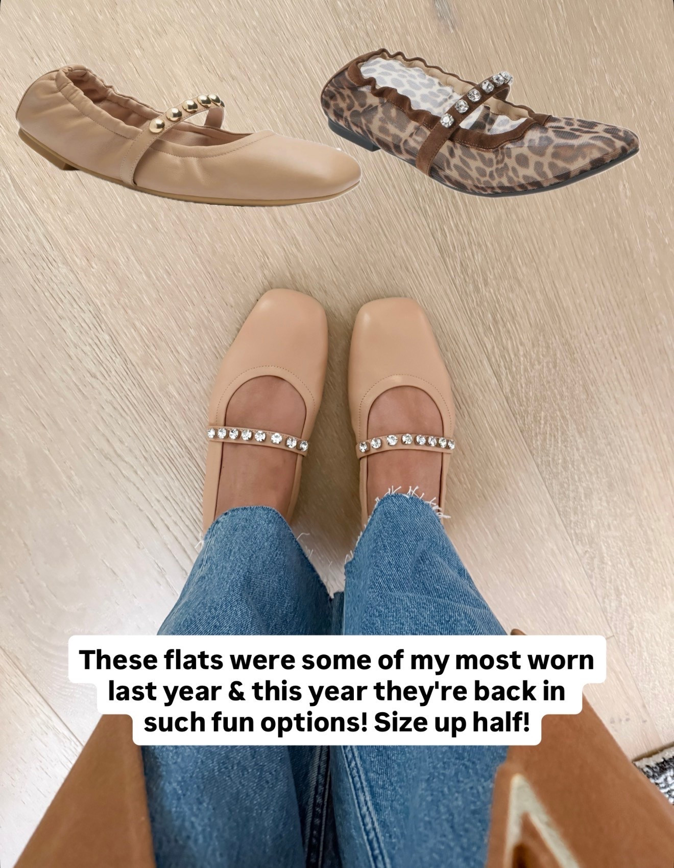 I absolutely love these flats I got last year the mesh pair is on my list this year! I got my true size but suggest sizing up half; they're very comfortable!

#LTKSaleAlert