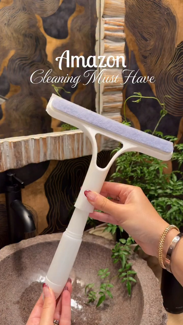 Amazon Cleaning Must Have! This 3 in 1 window cleaner makes cleaning glass, mirror, shower doors and even car windows so much easier 🙌. The built in spray+squeegee combo leaves everything streak free 🫧✨🤍
#amazonhome #cleaninghacks #cleaningmusthaves #streakfree #amazongadget See 

 #LTKmomlife #LTKmorningroutine #LTKHome