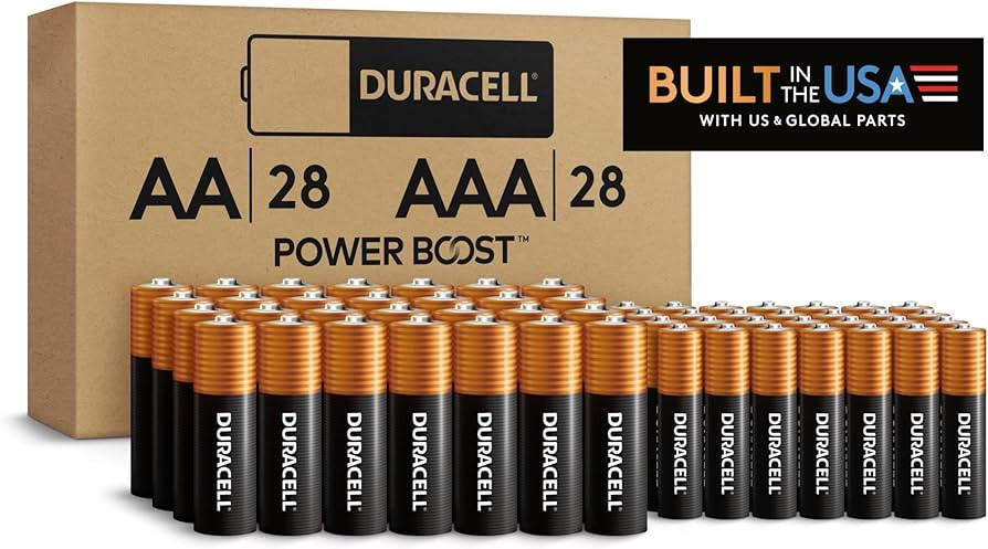 Duracell Coppertop AA + AAA Batteries, 56 Count (Pack of 1), Re-closable Pack for Easy Access and... | Amazon (US)