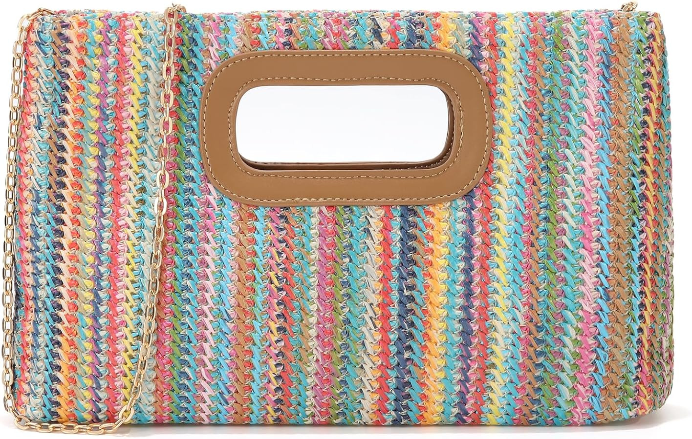 Soft PU Leather Clutch Purse for Women Top Handle Evening Handbags, Elegant Shoulder Crossbody Ba... | Amazon (US)