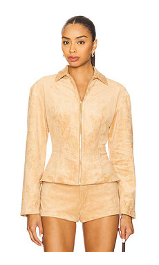 Amanda Uprichard x REVOLVE Grace Jacket in Earth from Revolve.com | Revolve Clothing (Global)