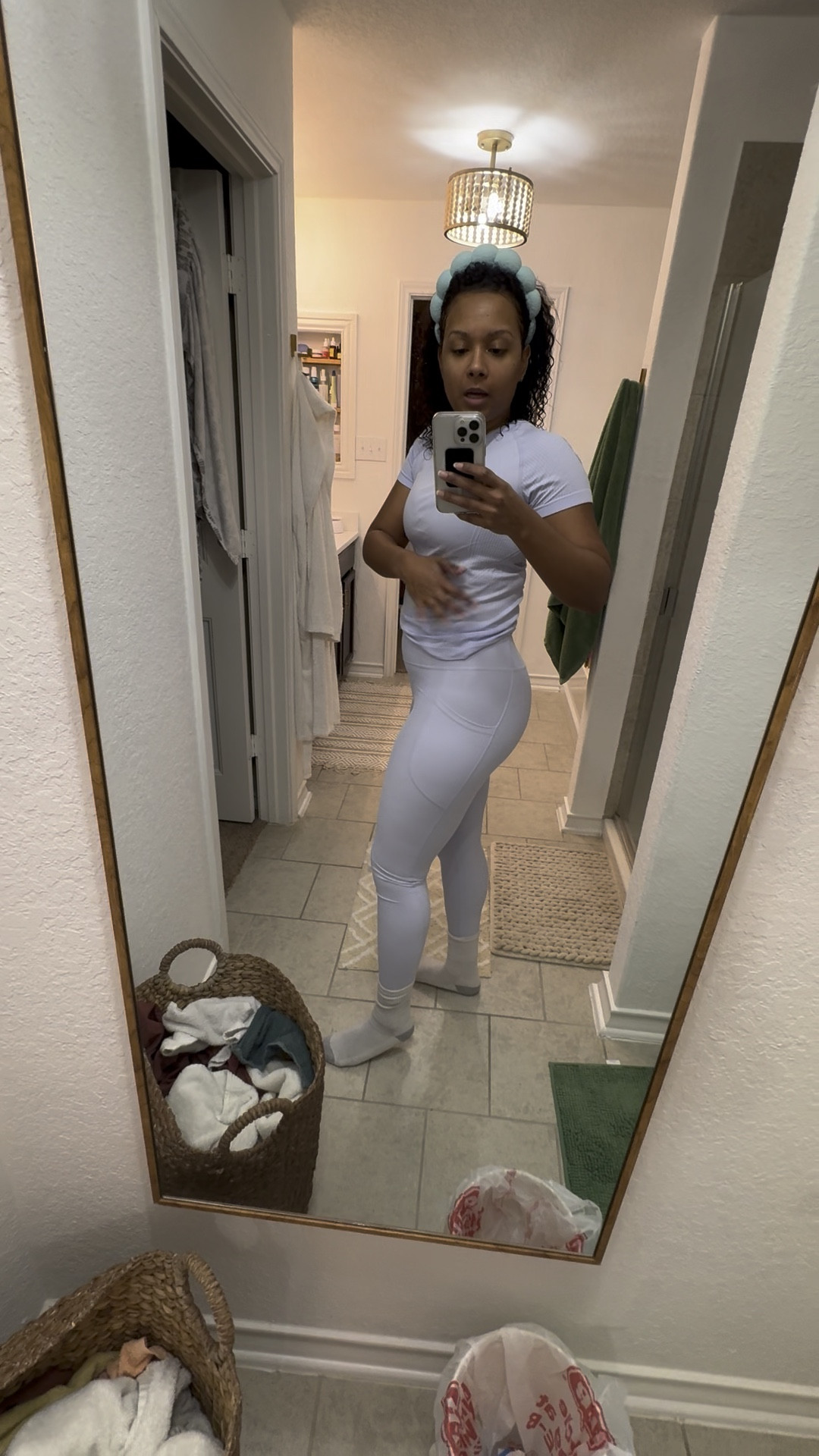 I’m 5’9 wearing a medium tall in top and bottom! 

I love this new set from old navy! And the lavender color 🙌🏾

#LTKFindsUnder50 #LTKStyleTip #LTKFitness