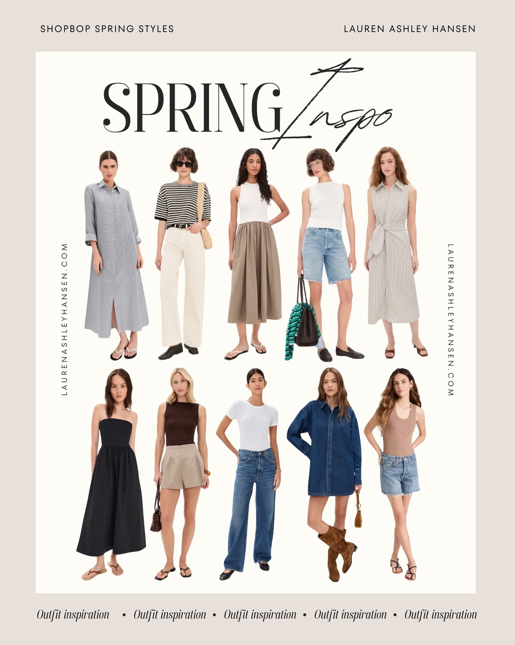Elevated staples and neutrals from Shopbop for the spring and summer! Dresses, shorts, tops, and more. I love that you can get 2 Day Amazon shipping with most of these orders! Great for any last minute events you may need to shop for! 

#LTKootd #LTKgrwm