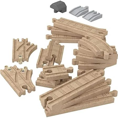 Fisher-Price MTTHDX06 Thomas & Friends Wood Track Pack Expansion Toy - 3 Piece | Walmart (US)
