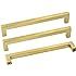 goldenwarm Brushed Gold Cabinet Pulls Gold Hardware for Cabinets - LSJ12GD204 Brass Drawer Pulls ... | Amazon (US)
