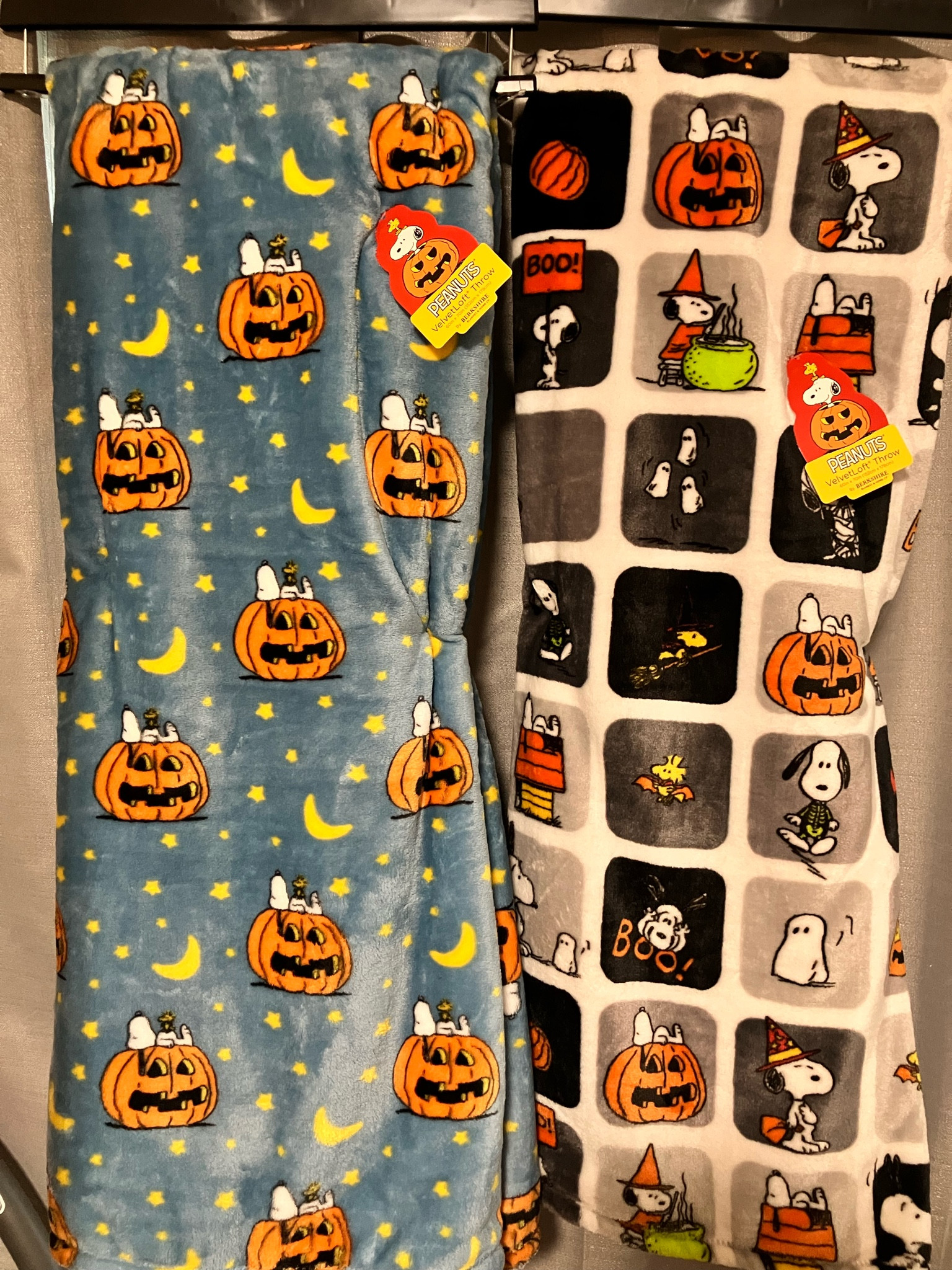 🆕 Peanuts Halloween Blanketd with Snoopy and Woodstock for Halloween 2024