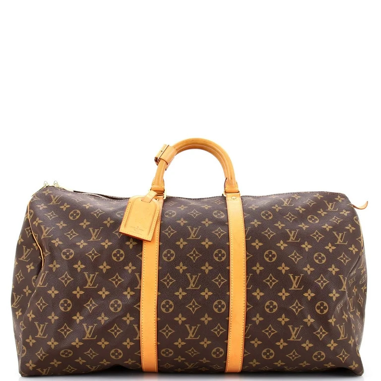 Pre-Owned Louis Vuitton Keepall Bag Monogram Canvas 55 By Rebag | Walmart (US)