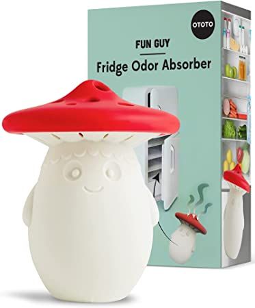 OTOTO Fun Guy Fridge Deodorizer - Food-Grade Fridge Smell Eliminator - Dishwasher Safe and BPA Fr... | Amazon (US)