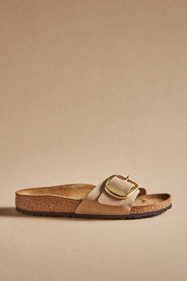 Birkenstock Madrid Big Buckle Nubuck Sandals | Anthropologie (US)