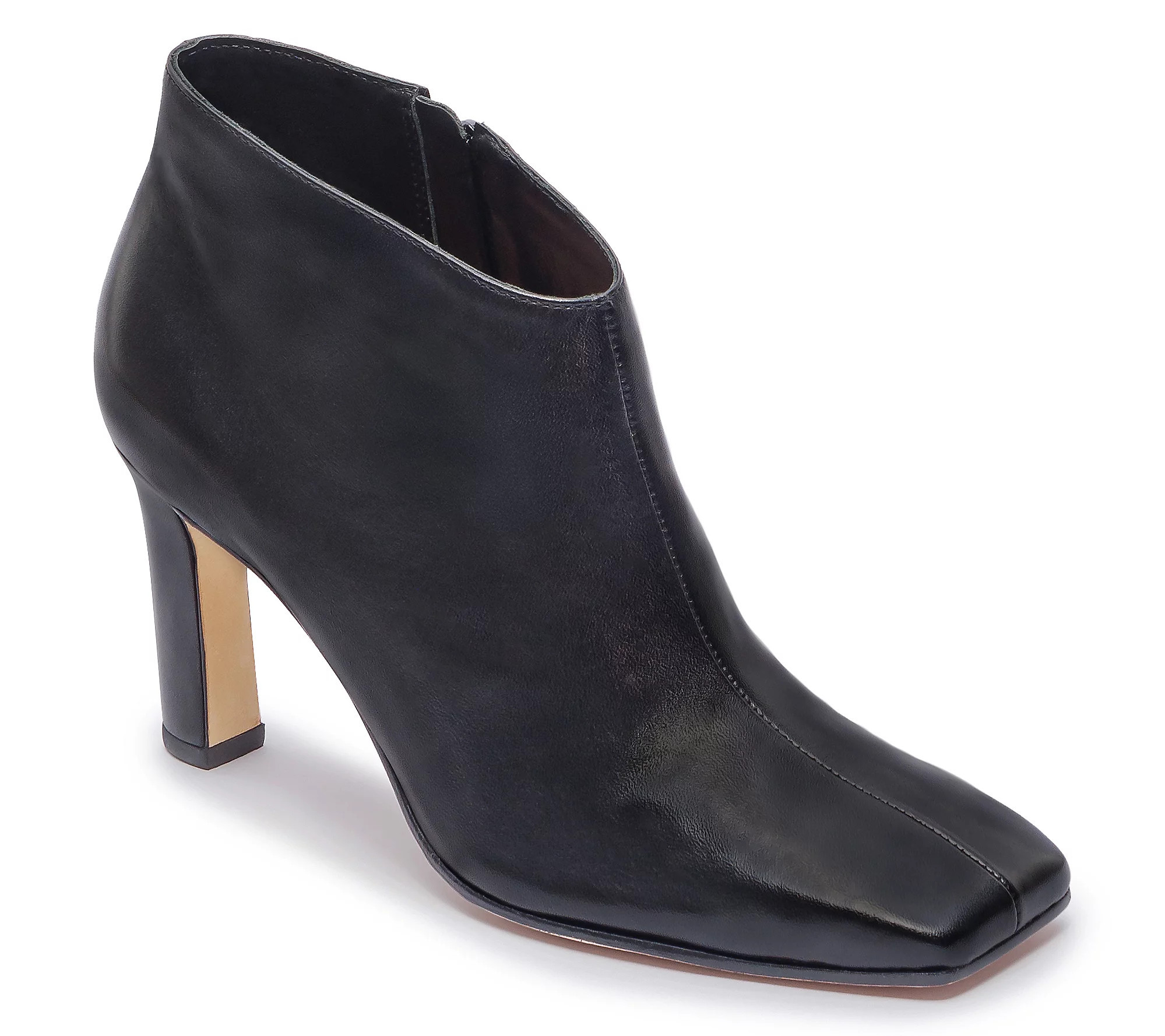 Bernardo Leather Ankle Bootie - Garda | QVC