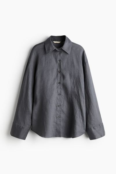 Oversized Linen Shirt | H&M (US + CA)