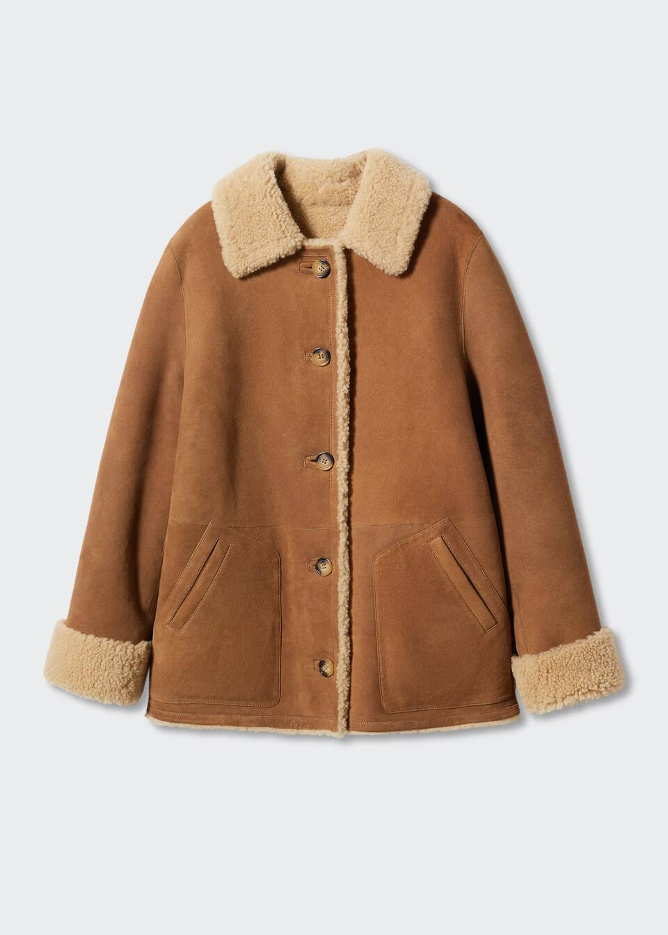 Reversible double-face leather jacket -  Women | Mango USA | MANGO (US)