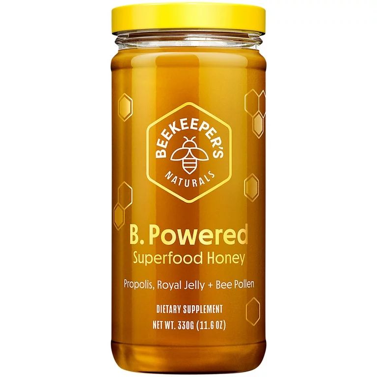 Beekeeper's Naturals B. Powered Superfood with Honey Propolis, Royal Jelly, & Bee Pollen, 11.6 oz | Walmart (US)
