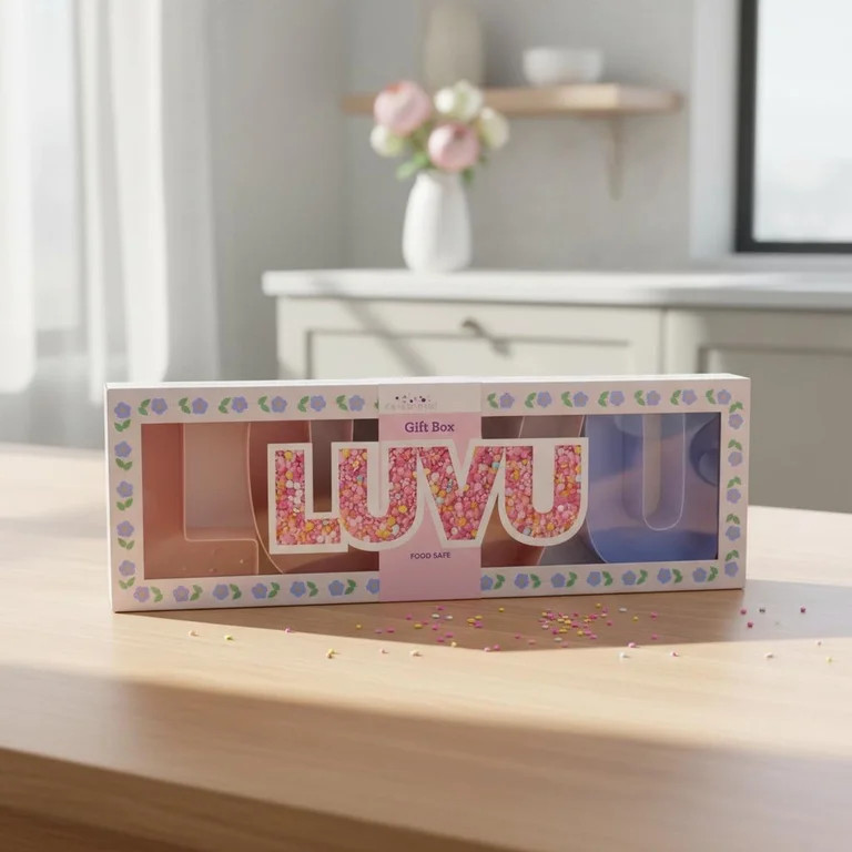 Luv U Gift Box, White, 21.5", Mother's Day by Way To Celebrate | Walmart (US)