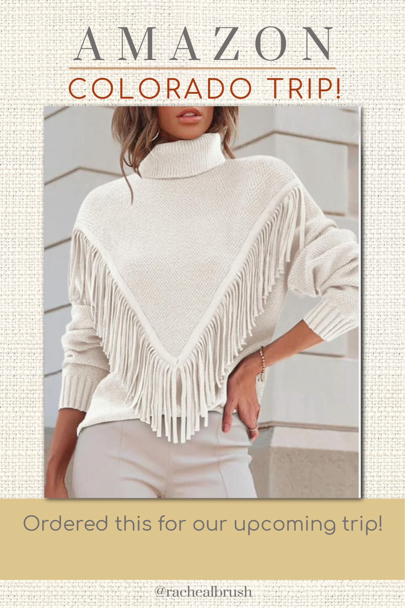 Ordered for our upcoming trip to Colorado! Fall knit pullover turtleneck with fringe. Available in 7 colors!! 

Western / call sweater / winter sweater / 

#LTKStyleTip #LTKSeasonal #LTKFindsUnder50