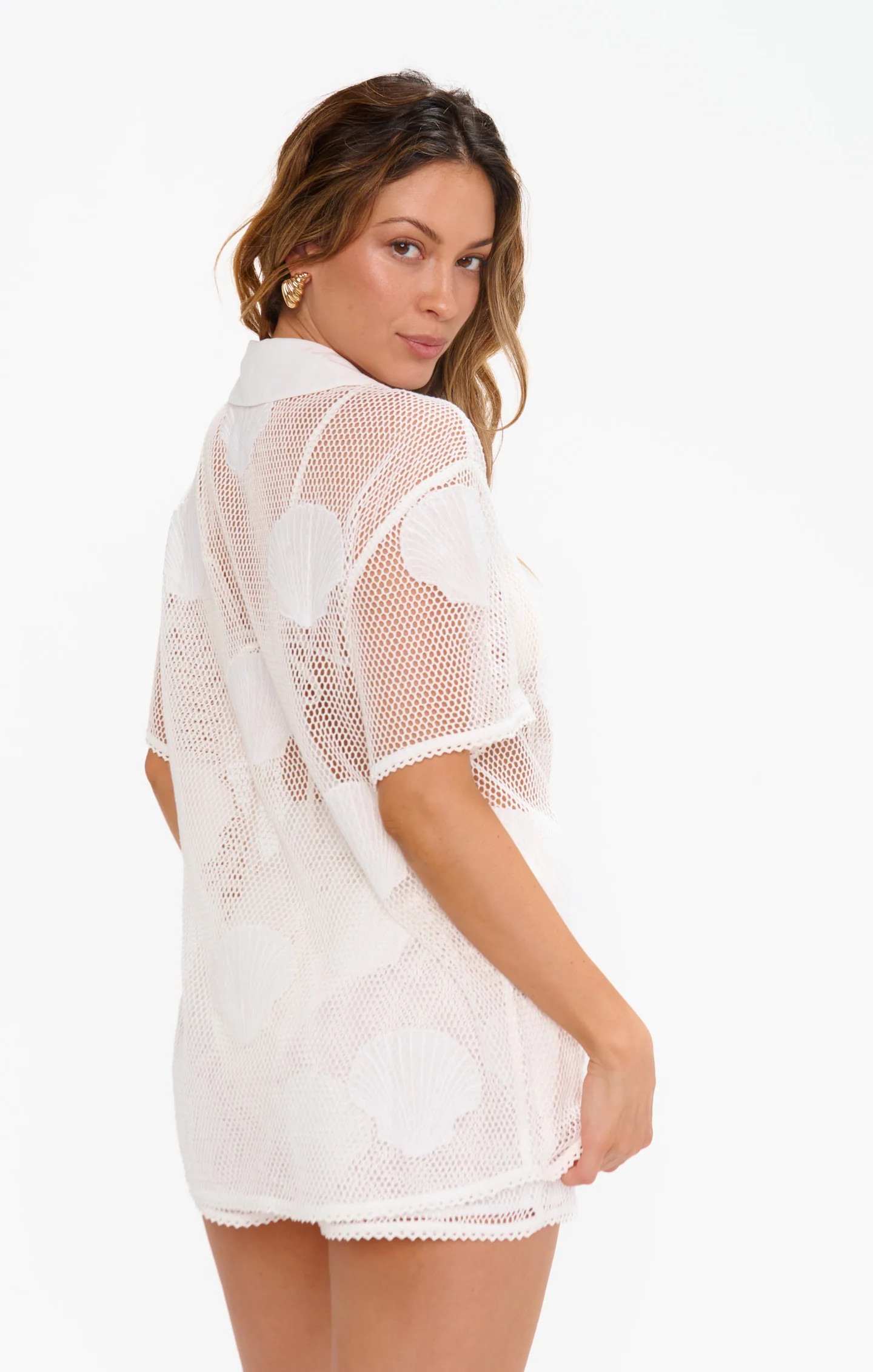 Jax Shorts ~ Seashell Mesh | Show Me Your Mumu