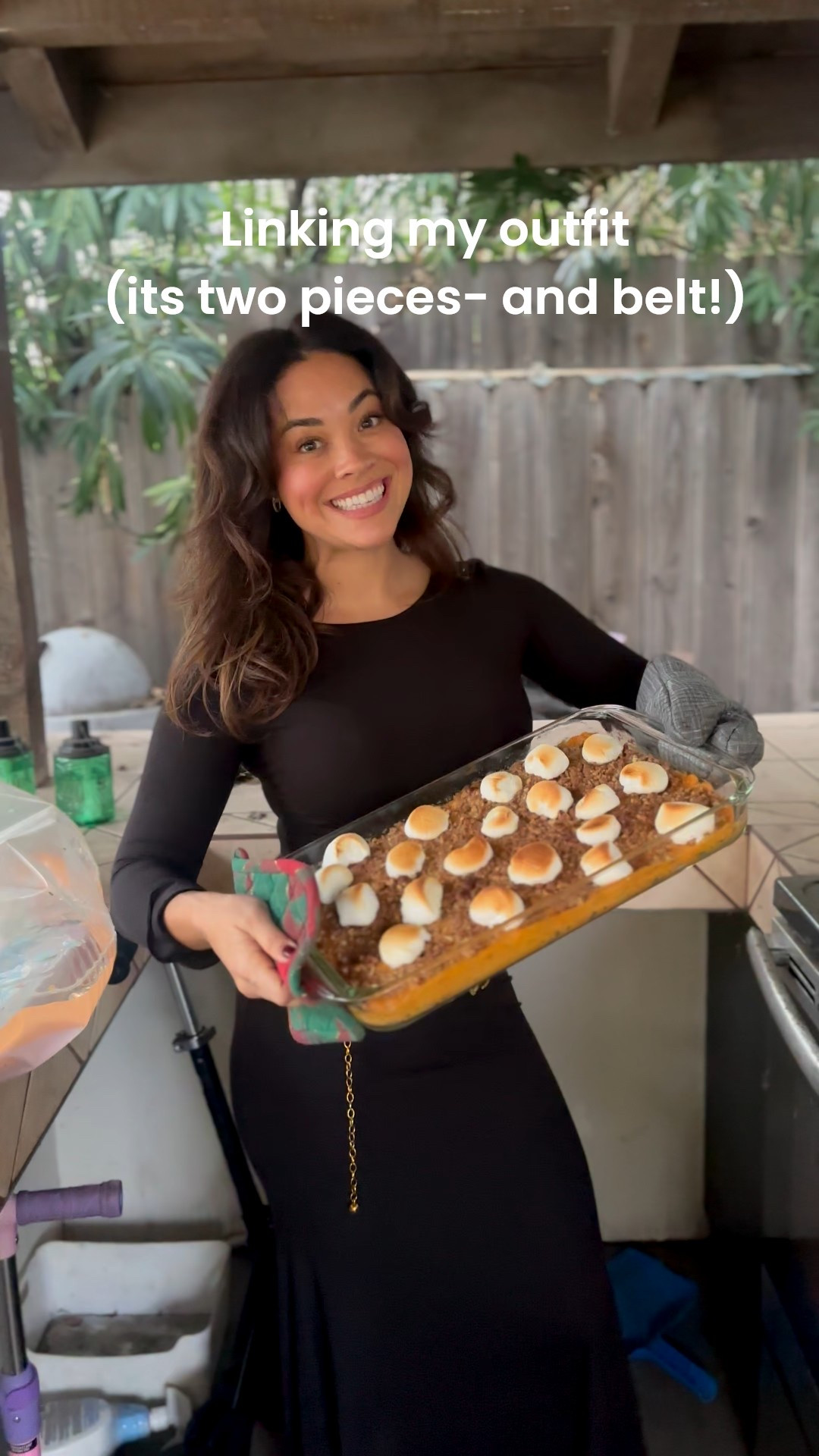 Someone requested links and this is the best video I had of my outfit! #blackdress #belt #butterfly #amazon 