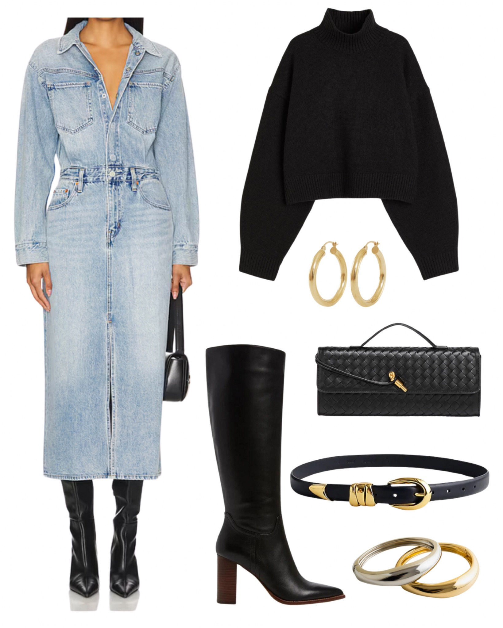 BIRNCA | WESTERN-INSPIRED TAILORED MIDI DRESS