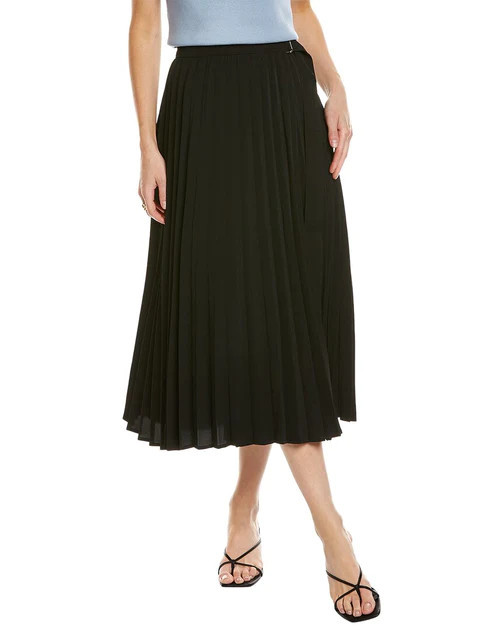 Gracia Side Buckle Wrap Skirt | Shop Simon