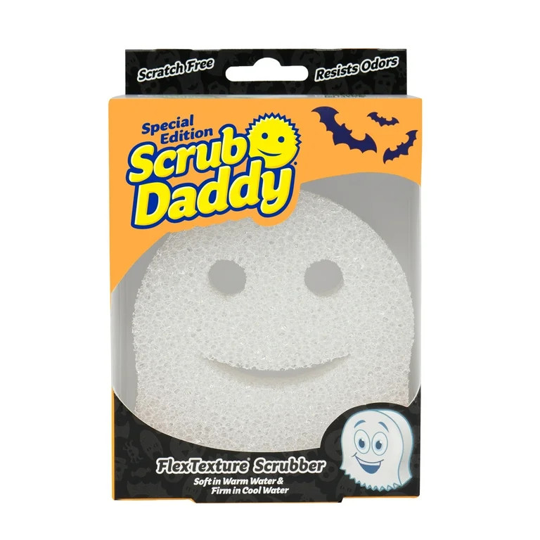 Scrub Daddy Halloween Ghost Non-Scratch Cleaning Sponge | Walmart (US)