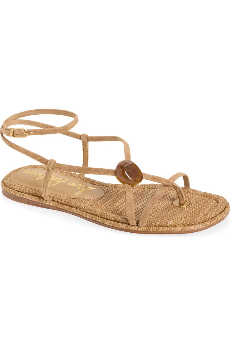 Rillie Stone Embellished Thong Sandal (Women) | Nordstrom | Nordstrom