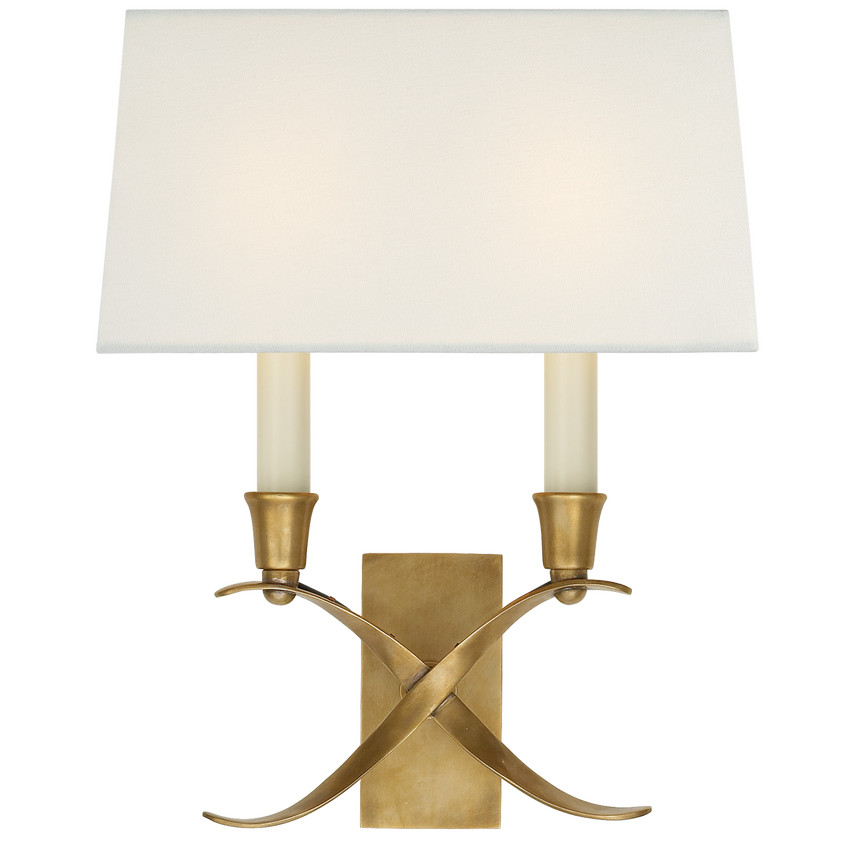 Cross Bouillotte Small Sconce | Visual Comfort