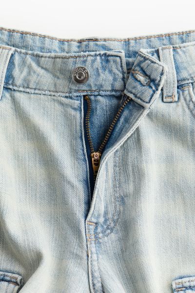 Low Denim Cargo Shorts | H&M (US + CA)