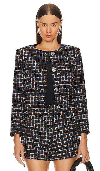 Nathan Jacket in Navy Multi | Revolve Clothing (Global)