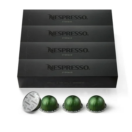 Nespresso Stormio Dark Roast Vertuoline Coffee Pods, 40 Ct (4 Boxes of 10) | Walmart (US)